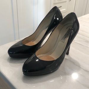 LK Bennett black patent pumps